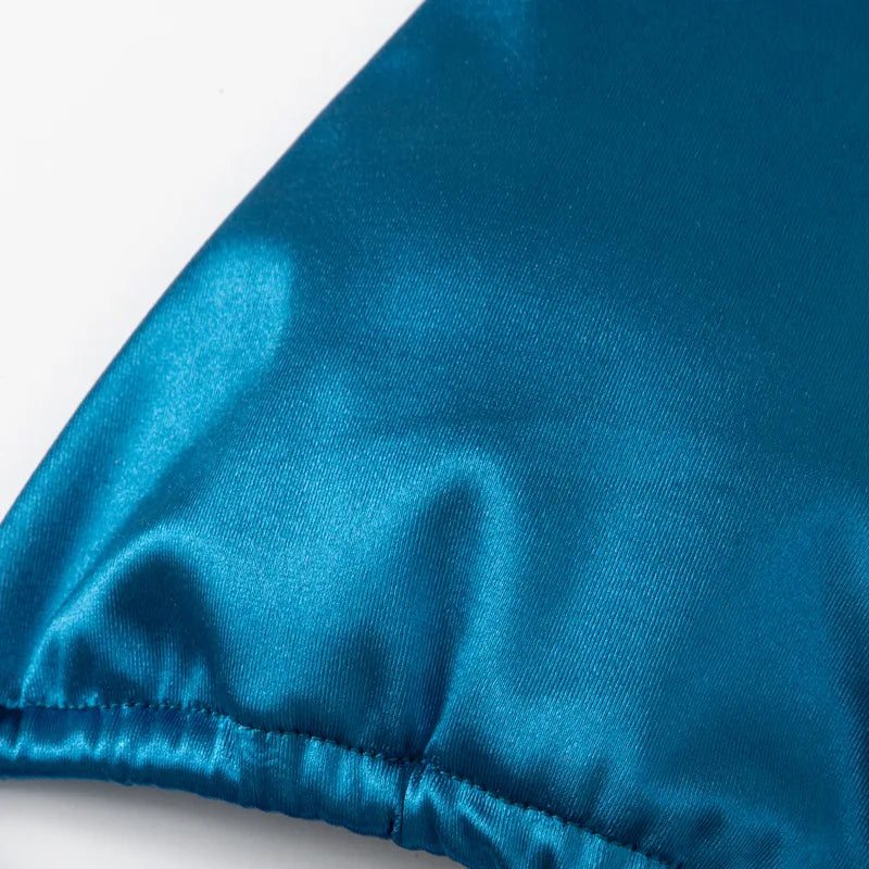 Ensemble de bikini satin métallique brésilien pour femmes, maillot de bain à deux pièces, maillot de bain à taille haute,