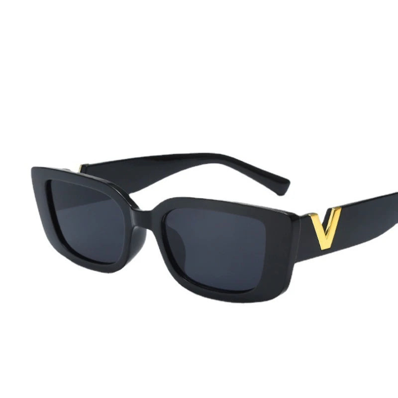 Lunettes de soleil cat eye rétro cool pour femmes, 2025 lunettes de soleil de luxe pour hommes, lunettes en gelée à la mode avec charnières en métal