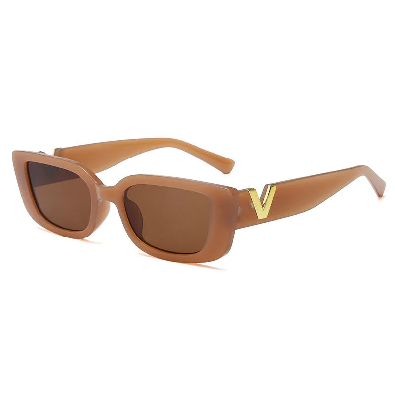 Lunettes de soleil cat eye rétro cool pour femmes, 2025 lunettes de soleil de luxe pour hommes, lunettes en gelée à la mode avec charnières en métal