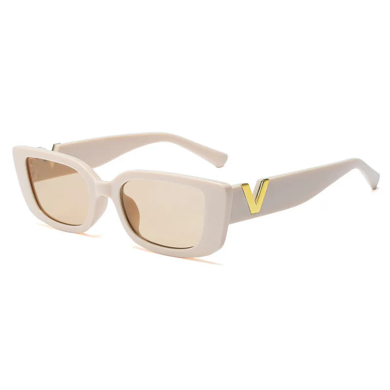 Lunettes de soleil cat eye rétro cool pour femmes, 2025 lunettes de soleil de luxe pour hommes, lunettes en gelée à la mode avec charnières en métal