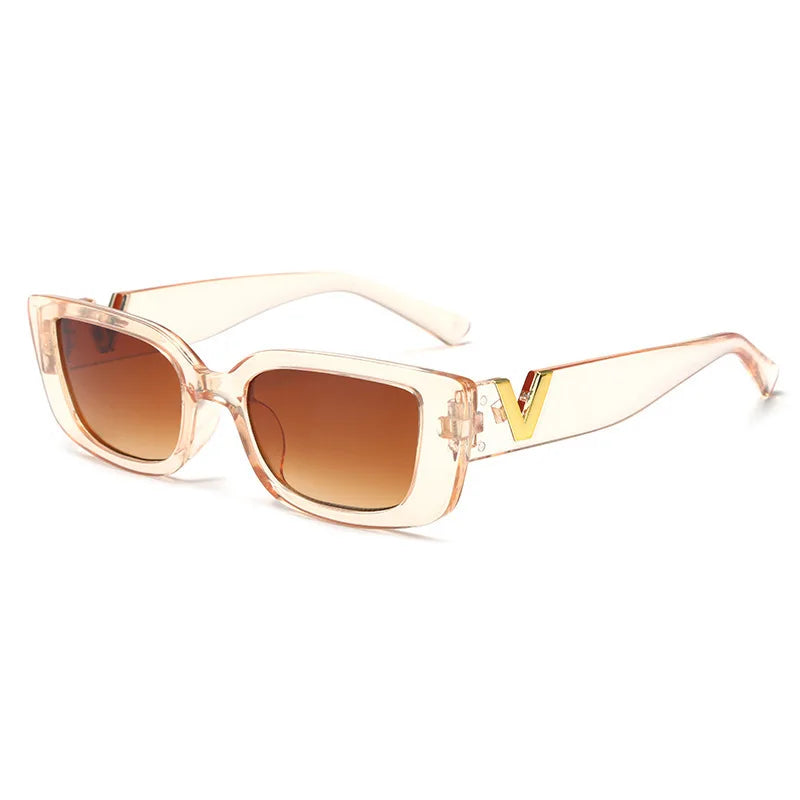 Lunettes de soleil cat eye rétro cool pour femmes, 2025 lunettes de soleil de luxe pour hommes, lunettes en gelée à la mode avec charnières en métal